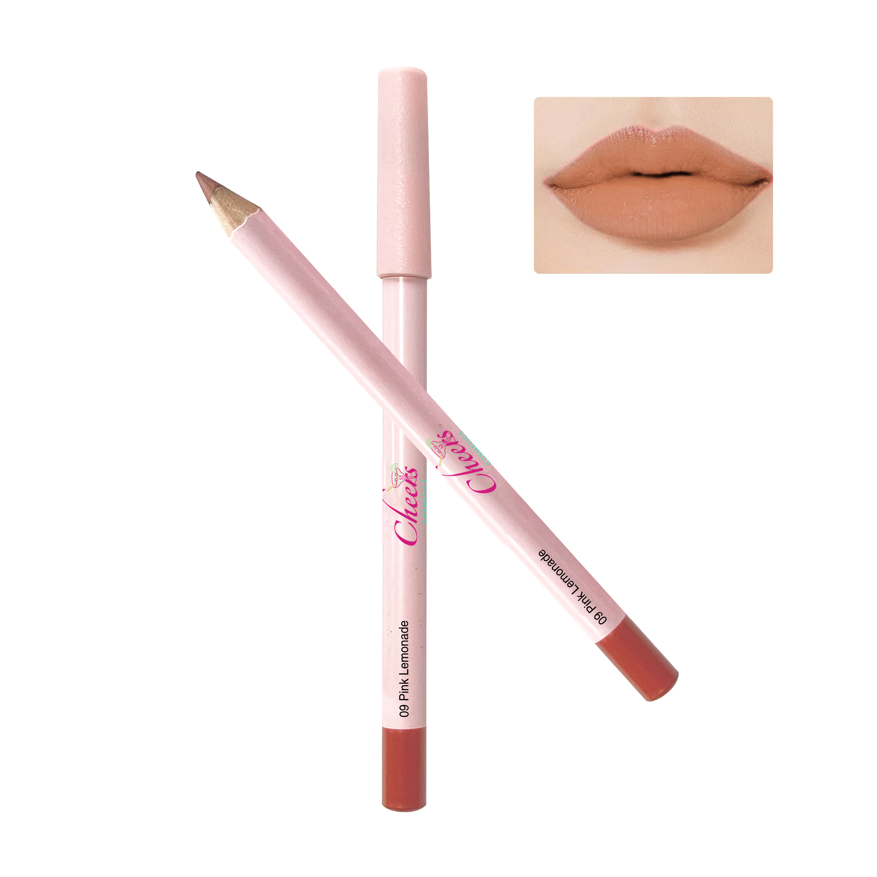 Lip Liner Pink Lemonade 09 - cheerscosmetics