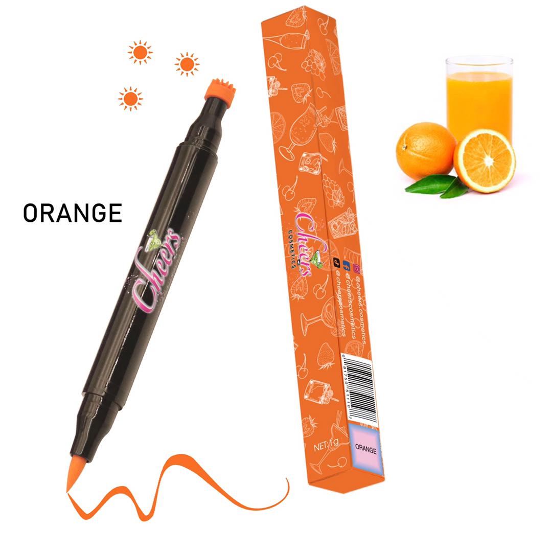 Orange Eyeliner - Orange - cheerscosmetics