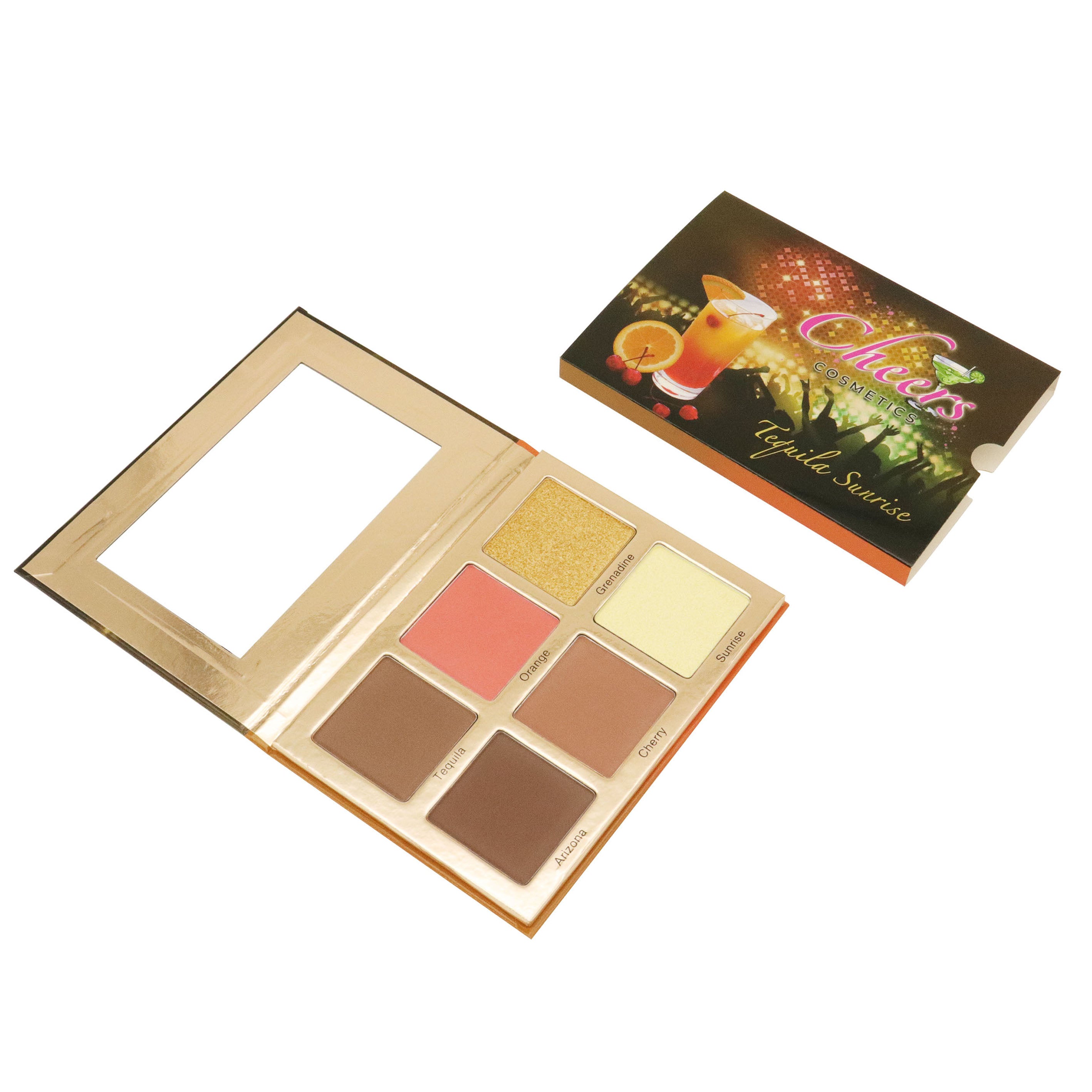 Tequila Contour, Blush & Highlight Palette - cheerscosmetics