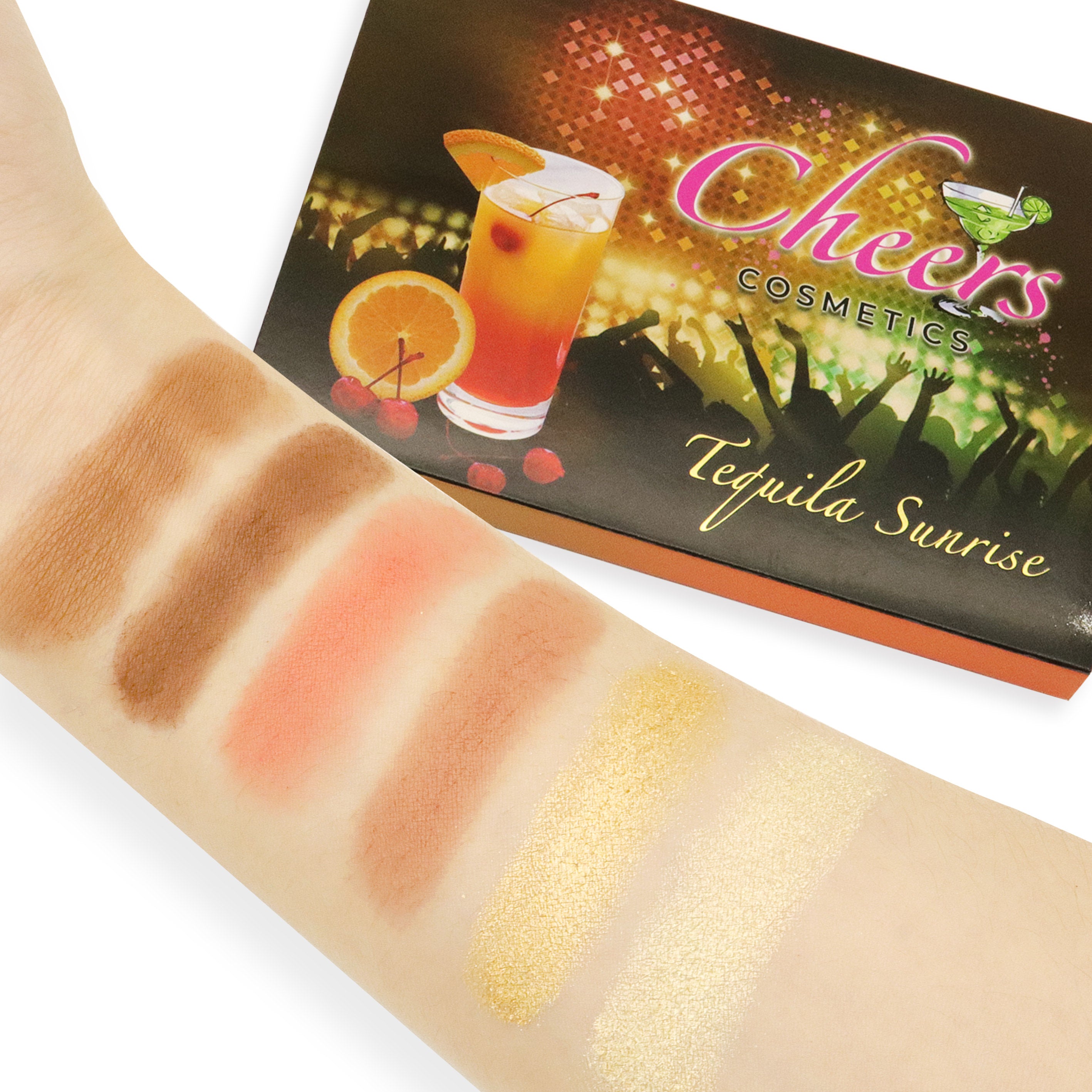 Tequila Contour, Blush & Highlight Palette - cheerscosmetics