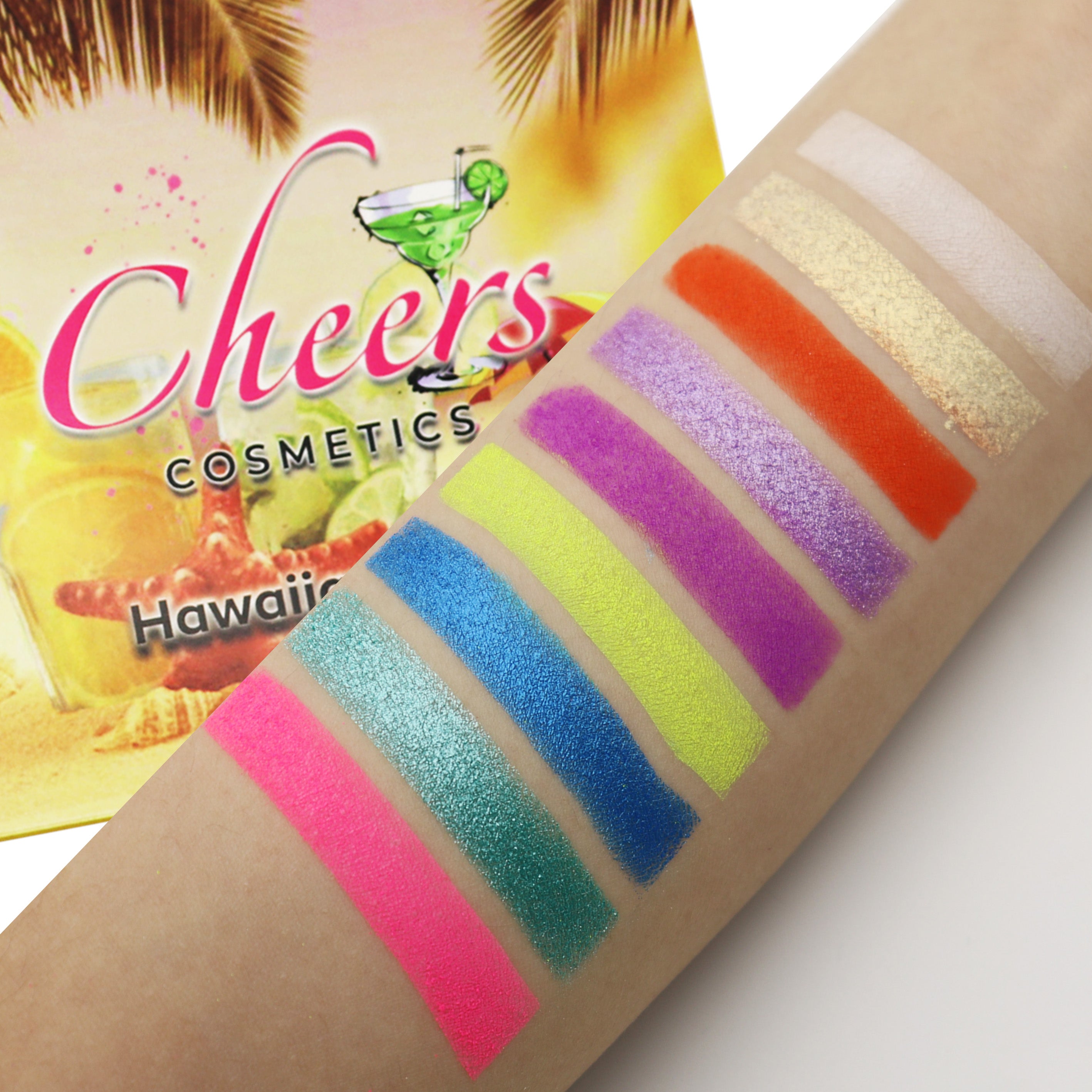 Hawaiian Sunset Eyeshadow Palette - cheerscosmetics