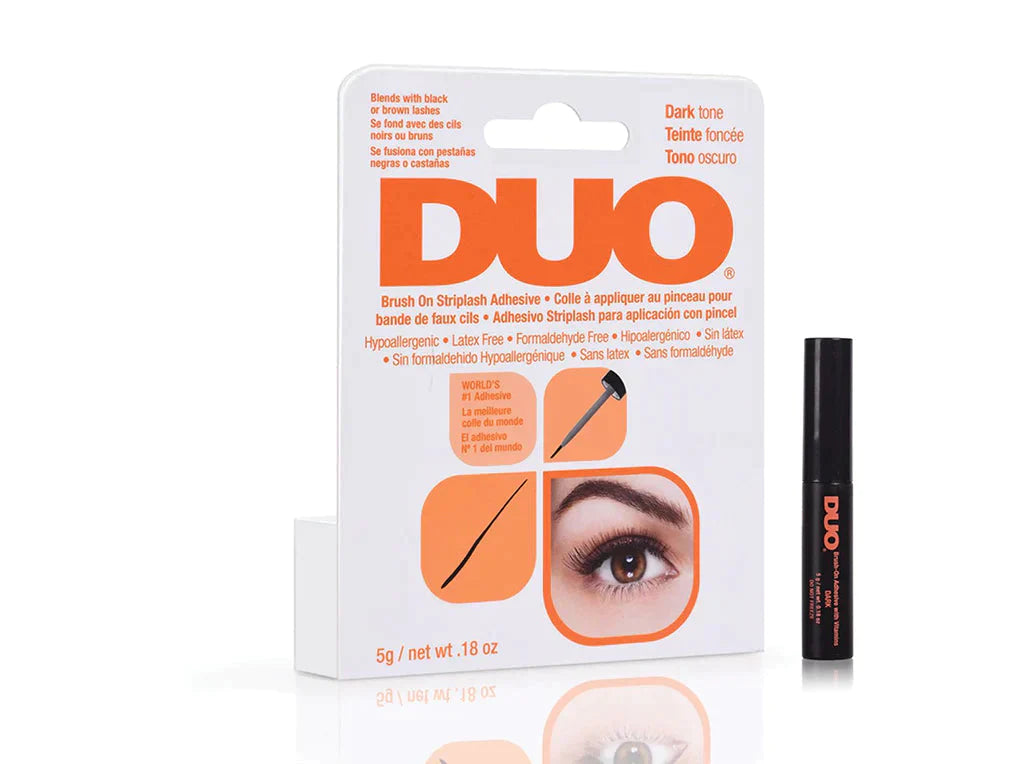 DUO Brush on Strip Lash Adhesive Dark. - cheerscosmetics